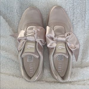 FENTY Puma x Rihanna Women's satin bow sneakers